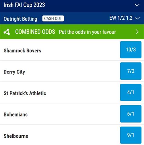 fai cup odds